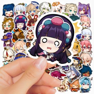 50Pcs Cartoon Sticker Version Q Phone Game Characters Waterproof DIY Case Laptop Cup Water Sticker Stationery