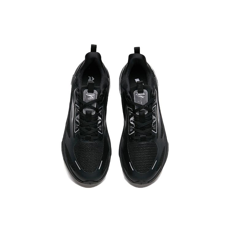 New Anta Cushioning Anti-Slip And Wear-Resistant Rebound Breathable Low-Top Running Shoes Men's Black 112215501-1
