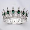 Diadema Tiara Corona di Re Barocca Europea con Strass