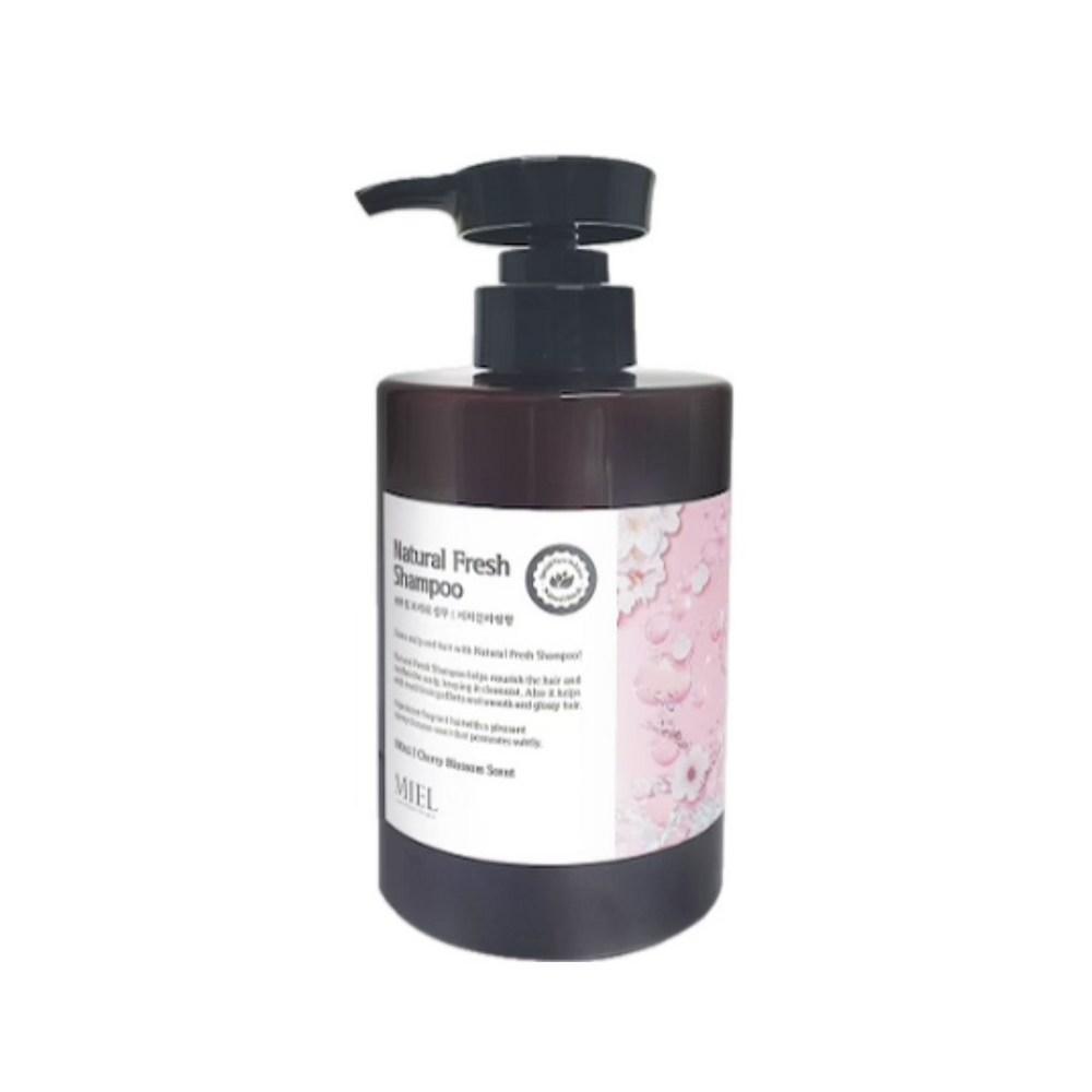 Miel Natural Fresh Shampoo (Cherry Blossom Scent) 1 Pcs 500ml