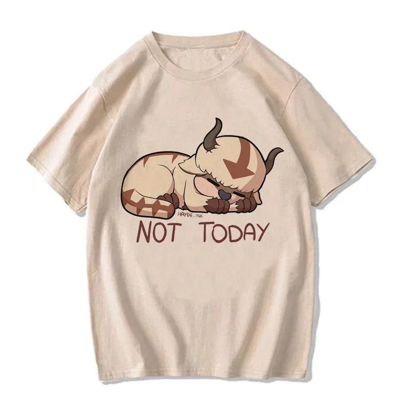 

Футболка Аватар: Легенда об Аанге Аппа Йип Харадзюку Европейский размер Футболка Мода Манга Футболка Y2k Уличная одежда Хип-хоп Винтажные топы L