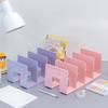 Transparent Book Riser Student Desktop Organiser Divider Shelf Book FileBook Rack Office Data Shelf Baffle