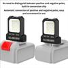 High Brightness 550LM LED Work Light for 12-72V Lithium Batteries Pocket Size Flashlights Jobsites Light