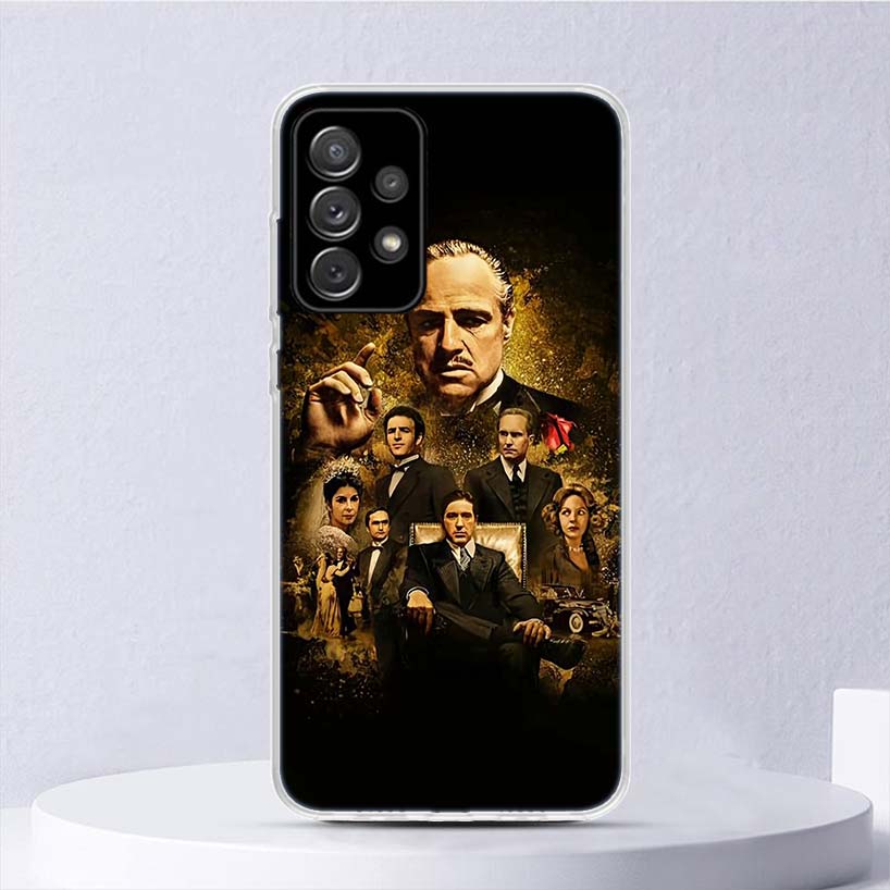The Godfather TV Soft Case For Samsung Galaxy A15 A14 A13 A12 A55 A54 A53 A52 Phone Cover A35 A32 A33 A25 A23 A22 A05S A04S Gala