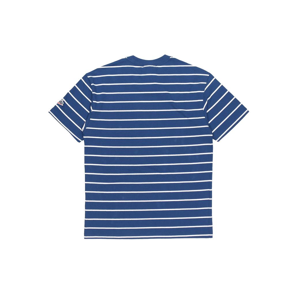 Nike Sportswear Striped Crew Neck Short Sleeve T-Shirt Men Tops Coastal-Blue DM8880-490