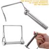 Pinos de Engate Quadrados de Serviço Pesado (10 pacotes) - Aço Carbono com Revestimento de Zinco, Pino de Engate para Reboque 1/4" x 3-5/32" para Reboques, Carros, Equipamentos de Içamento,