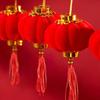 6/20/30 Stück Frühlingsfest Chinesischer Knoten Hängend Chinesisches Neujahr Einweihung Mini Rote Laterne Hängendes Ornament Geschenk Hausdekoration