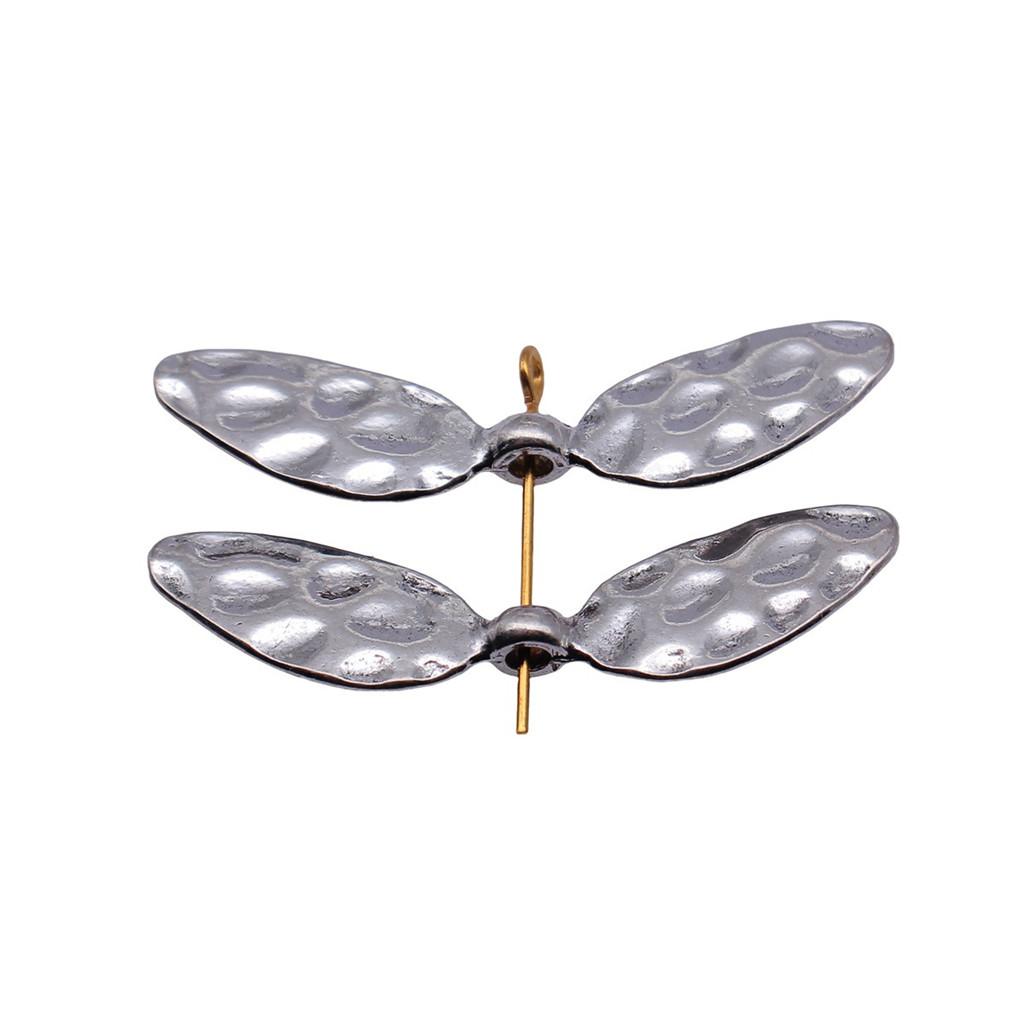 Angel Wing Beads Spacer Small Hole Butterfly Charms For Spiritual Jewelry
