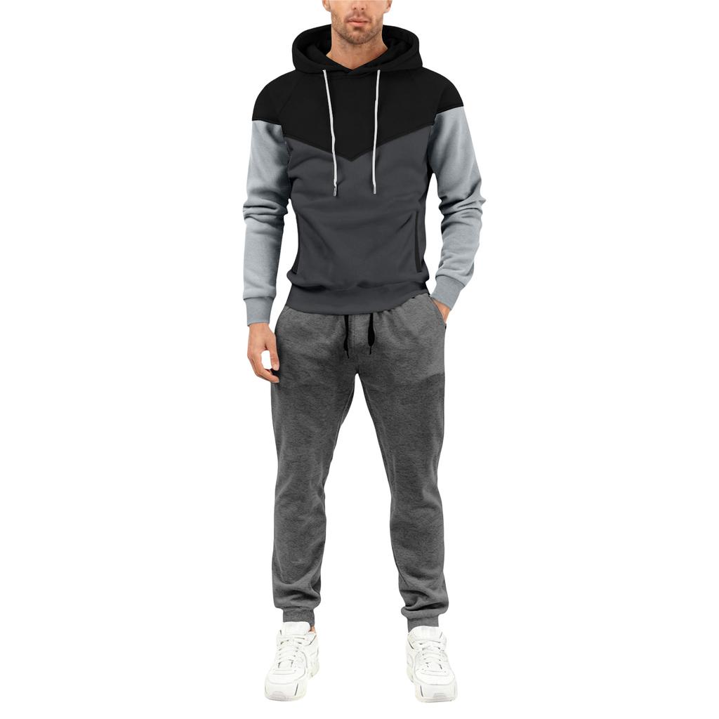 Herren Herbst/Winter Kapuzen-Sportset