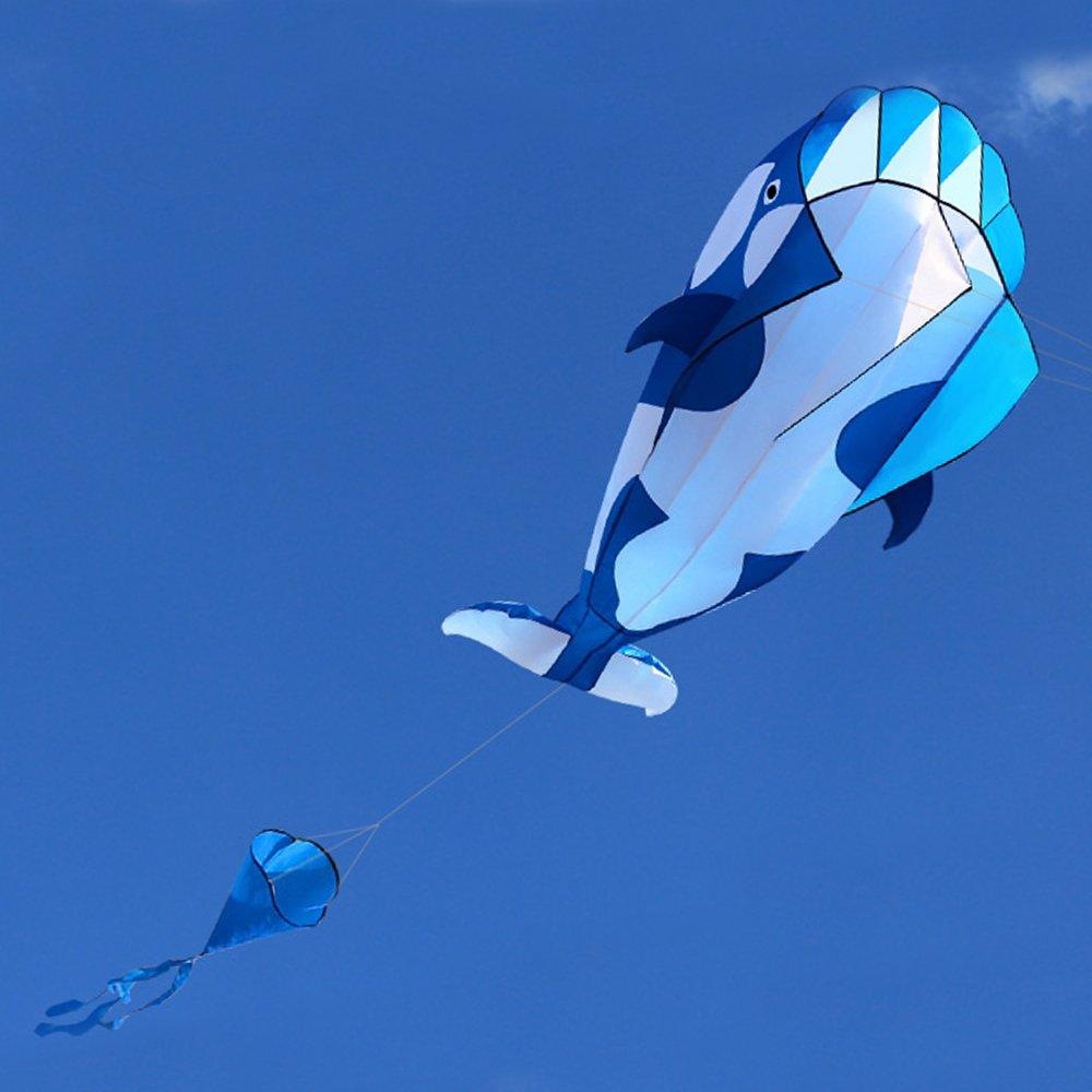 LIXADA 3D Killer Whale Sky Kite, Lightweight and Durable, Perfect for Paper Kite Flying, Outdoor Activities, Beaches, Parks, Kids Toys, and Gifts