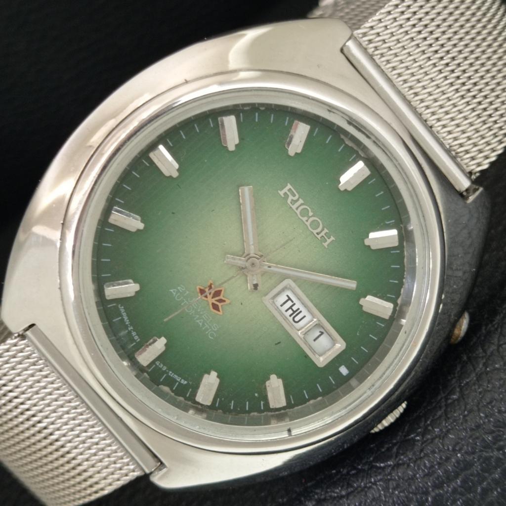 

VINTAGE RICOH R31 AUTOMATIC JAPAN MENS ORIGINAL DIAL WATCH a708001-1
