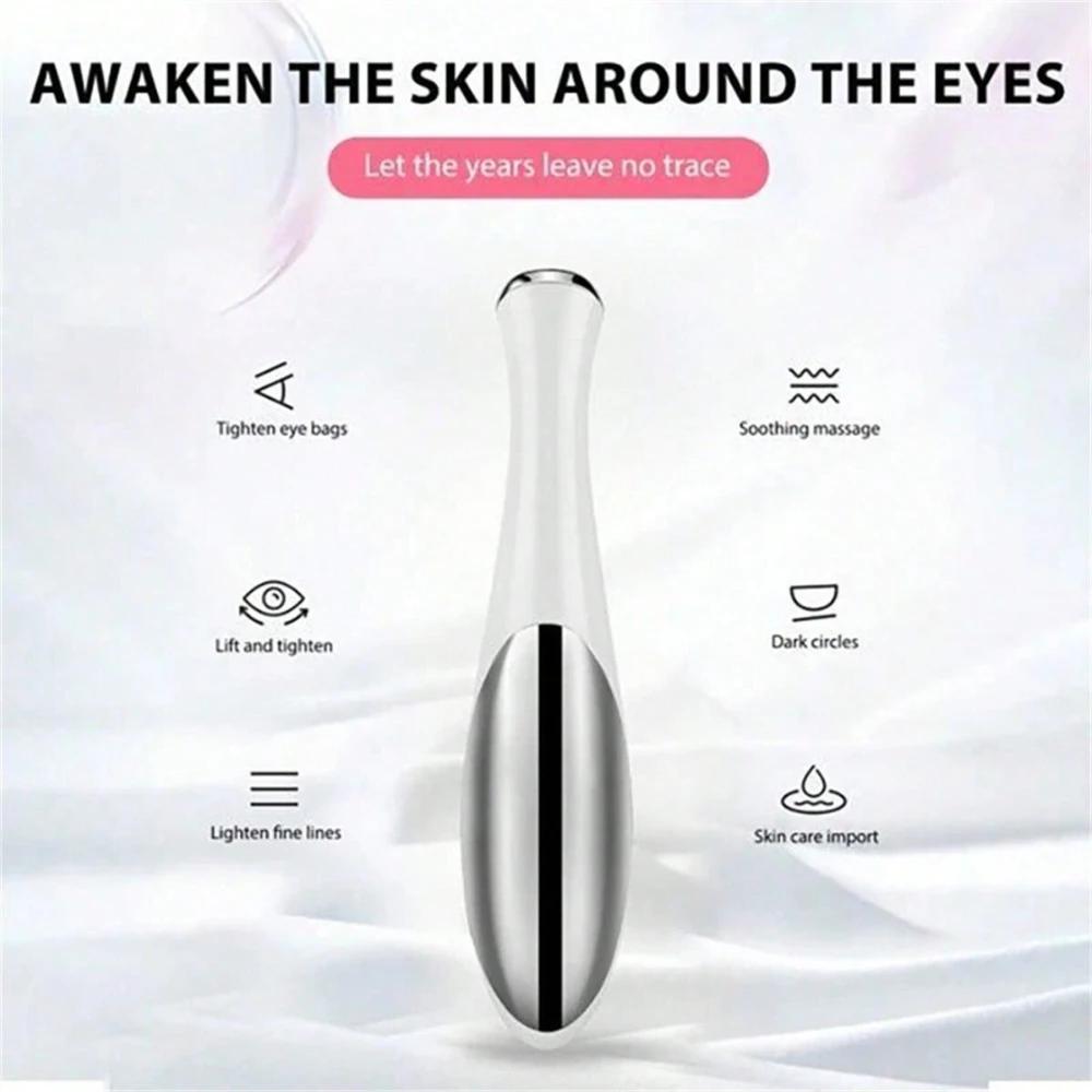 Eye Massager for Wrinkles and Dark Circles Anti-Aging Eye Care Pen with Vibration Massage Portable Beauty Tool for Face Lifting