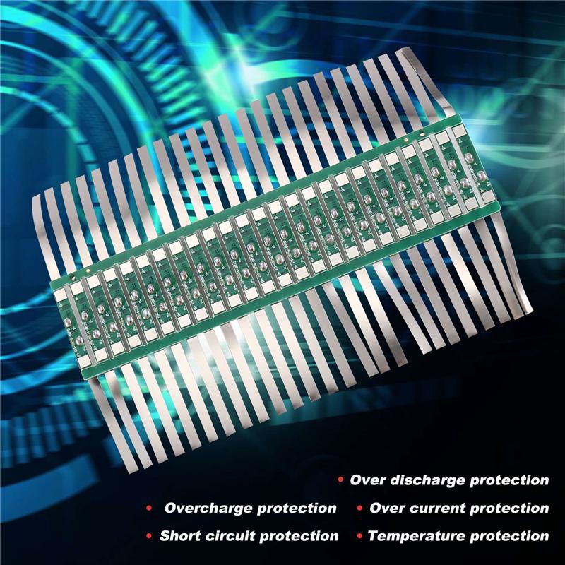 ABUO-100Pcs 3A BMS Protection Board For 1S 3.7V 18650 Li- Lithium Battery