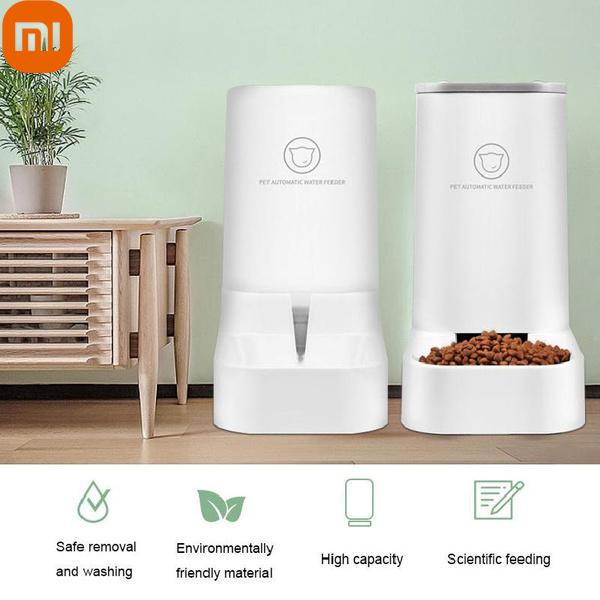 

Автоматическая кормушка для собак Xiaomi, поилка для кошек, миска для собак, раковина для кошек, подача воды, дозатор корма для собак, комбинированное ведро для хранения, товары для домашних животных