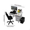 Mini Office Desk And Chair Set, Role-playing Toy, Learning Model, Creative Children's