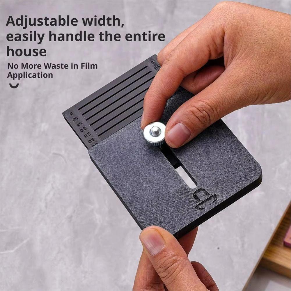 Adjustable Furniture Trimming Tool Lightweight Edge Wrap Cutting Template Table Edges