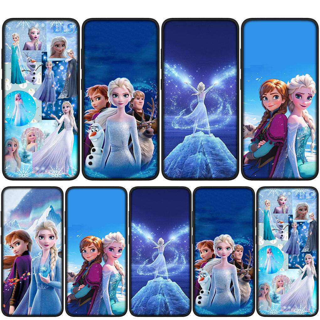 for Motorola Moto Edge 70 60 50 G54 G05 G86 Samsung Galaxy S25 iPhone 17 16 15 Xiaomi Redmi Note 14 13 Pro Max Phone Case Anime Elsa Anna Olaf Cover