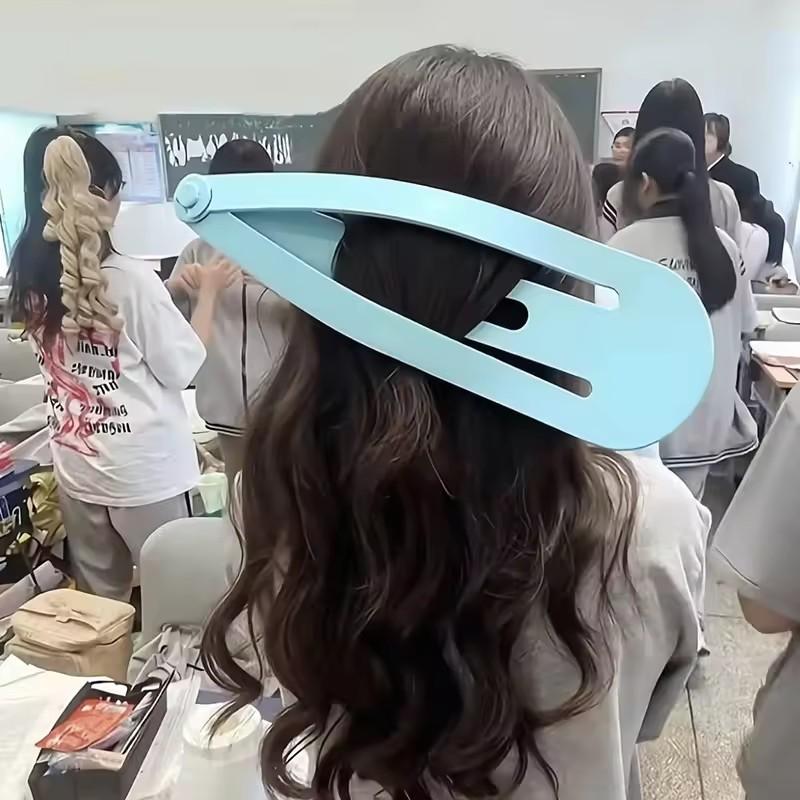 

Creative Funny 28cm Giant Hairclip Oversized Hairpin Curtain Clips Fashion Charm Stage Props Shoulder Bag Decor Hair Accessories синий