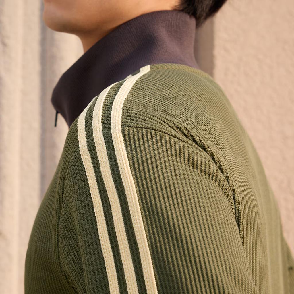 adidas Originals Stand Collar Sports Zip Stripe Jacket Men Jackets KZ2914