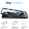 NORTHJO 2Pcs A+ For iPhone 15 Pro Max Screen Protector 2.5D Tempered Glass Film with Installation Frame