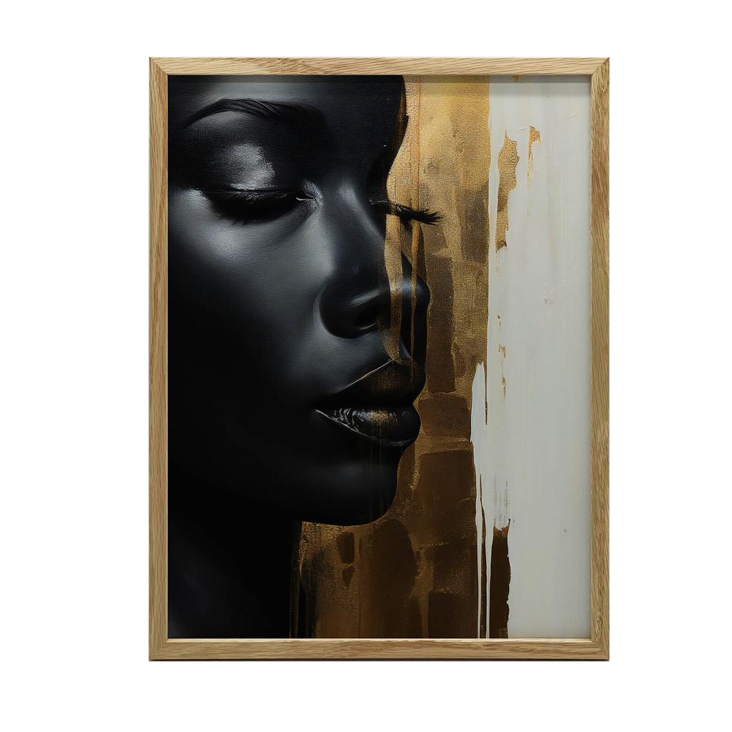 Złota Siła Złota Siła, 70X100 Cm, Rama Aluminiowa Złota, Papier Matowy 230 Gsm