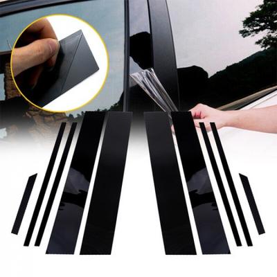 10pcs Decal Cover For TOYOTA RAV4    B Pillar Posts Door Window Trim