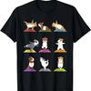 Meerschweinchen T-Shirt Lustige Meerschweinchen in Yoga-Posen Tee