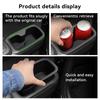 for Hyundai Santa Fe 2025 2025 6/7 Seats Car Water Cup Holder The Second Row Drinks Cup Holder Storage Box Accessories 2pcs
