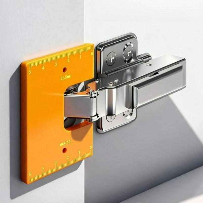 Hinge Quick Magnetic Installation Positioning Piece Cabinet Door Installation Point Fixed Plate Woodworking Cabinet Fixing Tools