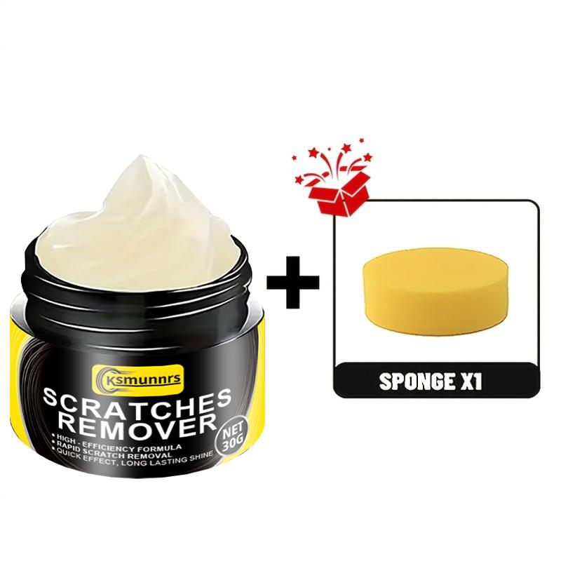 

30G Sponge-Infused Nano-Gloss Car Scratch Wax, a Polishing Wax And Swirl Remover for Cars | Car Clay Scratch Repair Paste Kit |