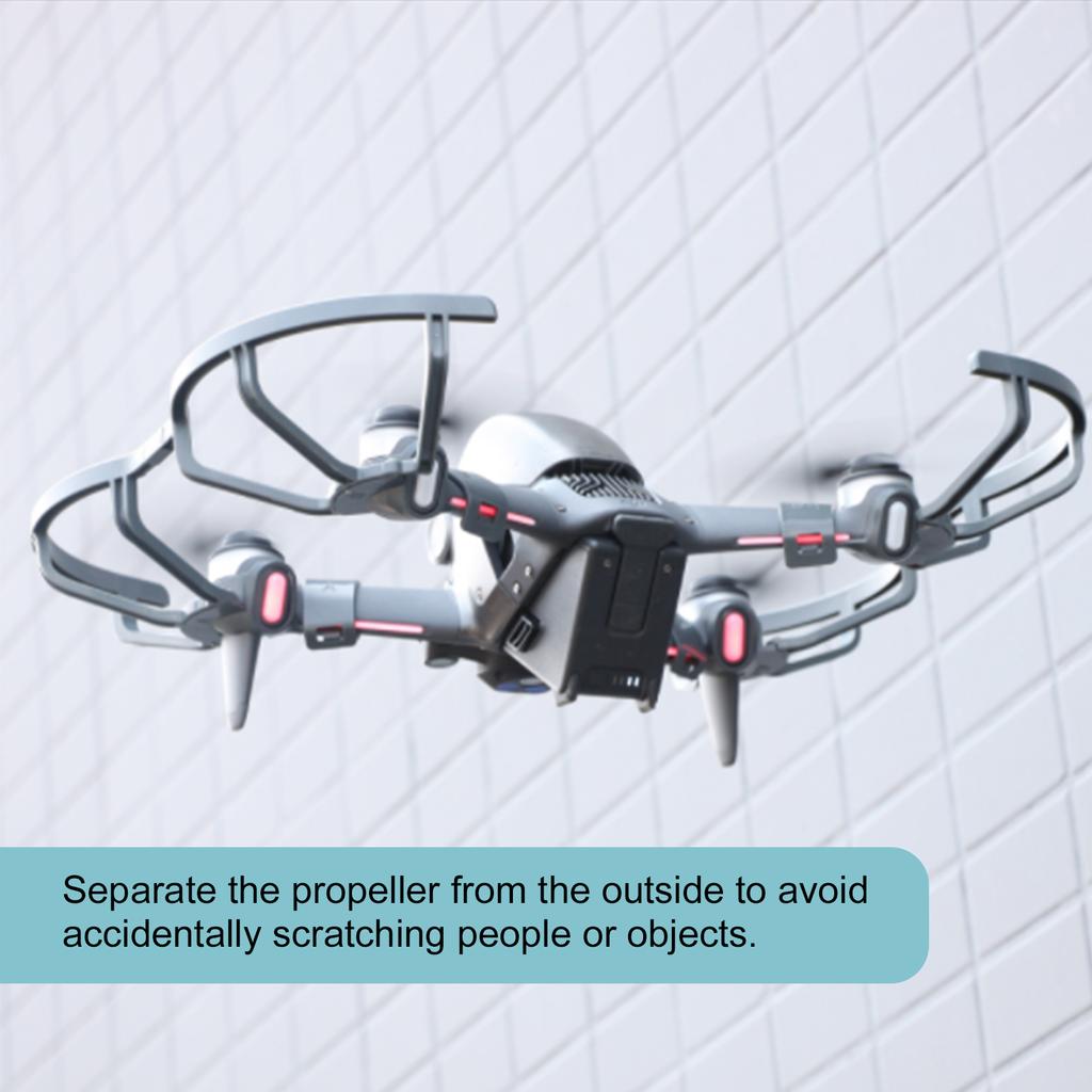 4pcs Blade AntiCollision Ring QuickRelease Propeller Protection Cover for DJI FPV Drone