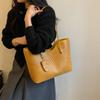 Woven Women's Large Tote Bag - 2026 Style, High-Capacity Casual Work Shoulder Bag