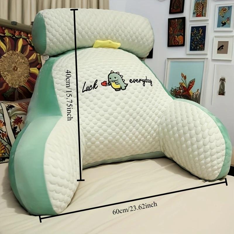1 Stück Ergonomisches Lesekissen mit verstellbarer Rückenlehne, Weiche Lendenwirbelstütze für Bett, Sofa, Stuhl, Atmungsaktives Stuhlkissen