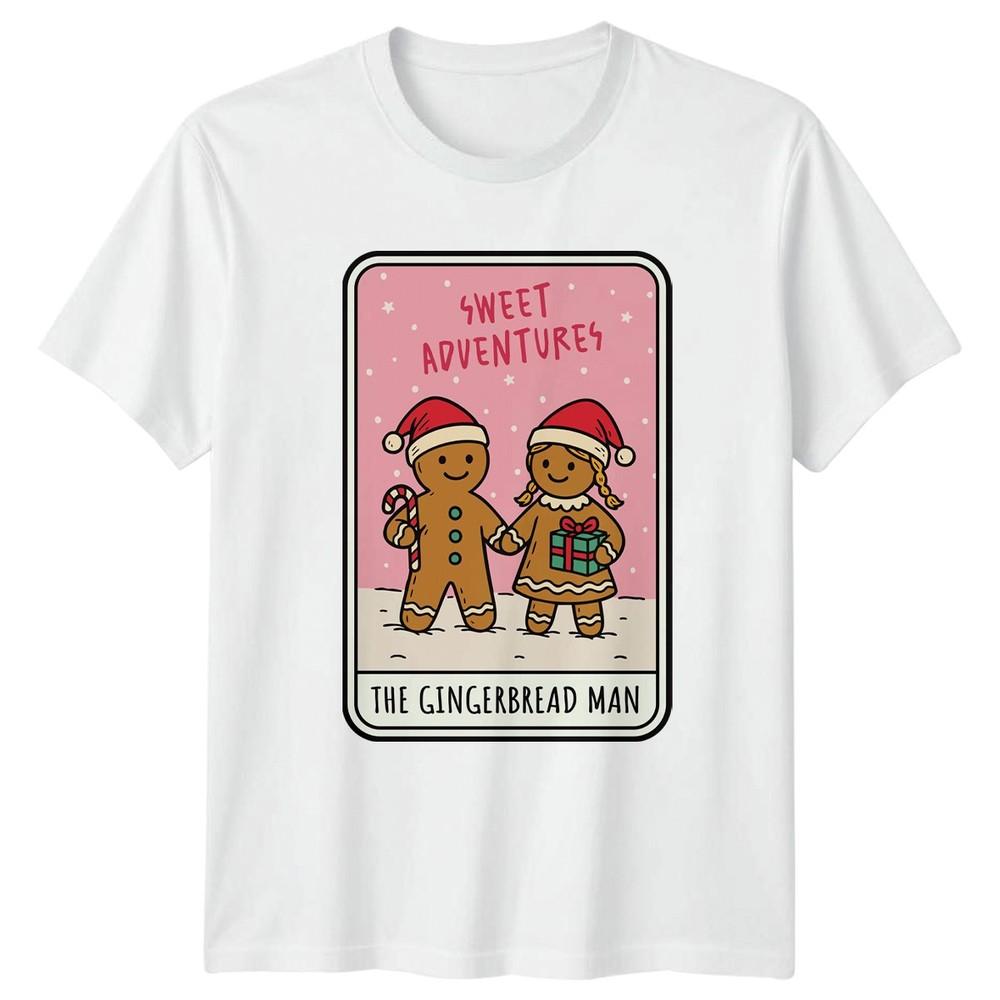 Sweet Adventures The Gingerbread Unisex Christmas Holiday Unisexs Unisexs Tee S