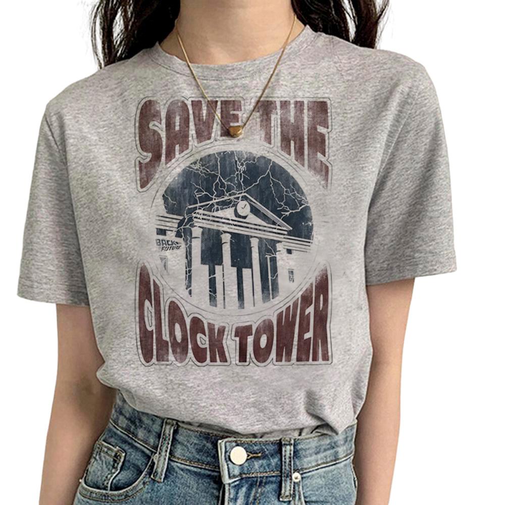 Back to the Future tshirts Women summer graphic Tee feUnisex graphic comic harajuku clothes