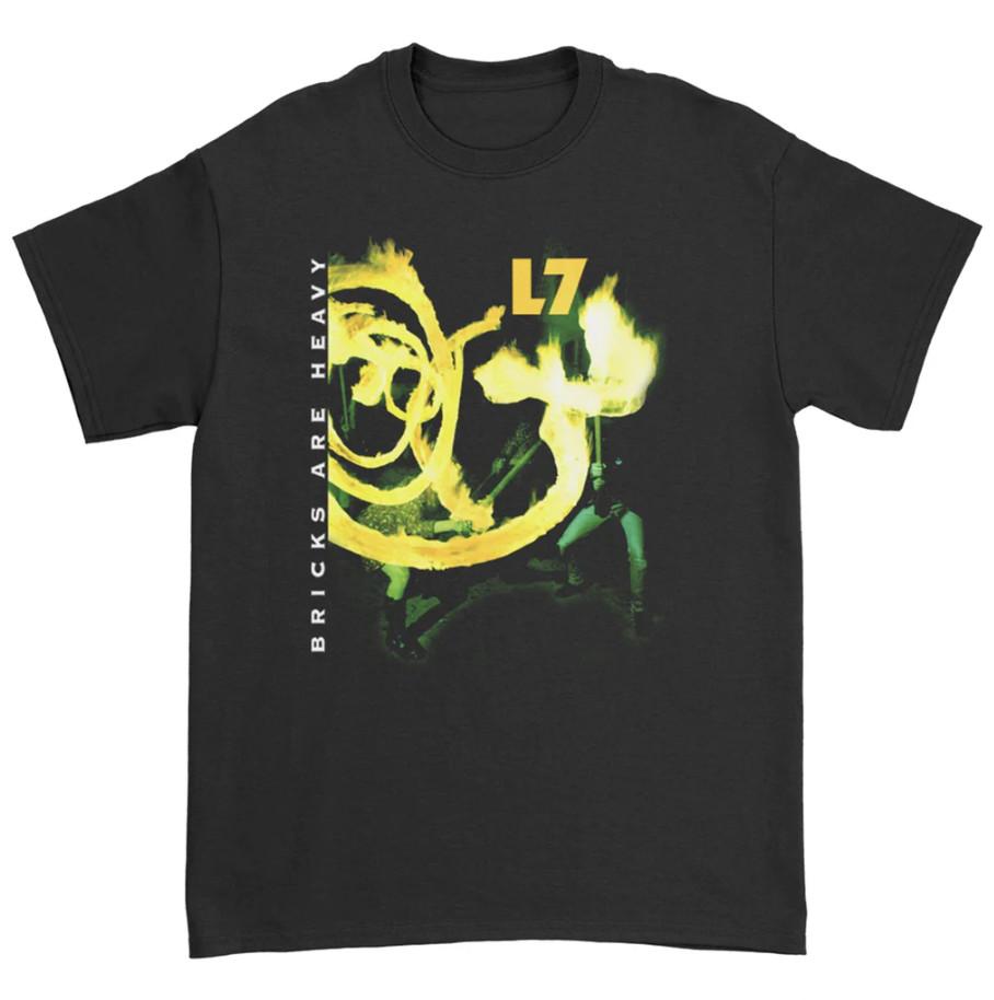 L7 band Bricks Are Heavy Yellow Rock Unisex T-Shirt All Size TS332 S