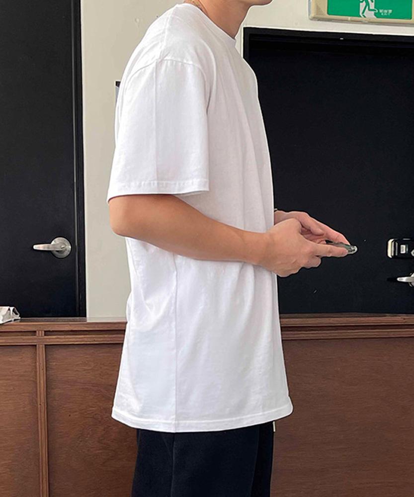 BYMONO [Big Sizes Xl-6Xl] Mono Long-Long Layered Short Sleeve Tee