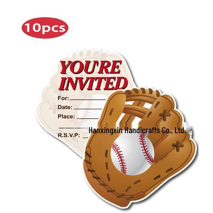 In Stock Baseball Themed Birthday Party Supplies: Invitation & Greeting Cards
