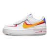 Nike Air Force 1 Shadow Gundam Damen-Sneakers Weiß Siren-Rot Photon-Dust DZ1847-100