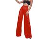 Pantaloni da Donna a Gamba Larga Lunghi Fino ai Piedi con Perle e Paillettes alla Moda 2025