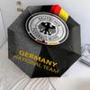 Muster des Deutschen Fußball-Bundes, automatischer Regenschirm, tragbares und faltbares Design, 8 Speichen, ein Weihnachts- oder Geburtstagsgeschenk.