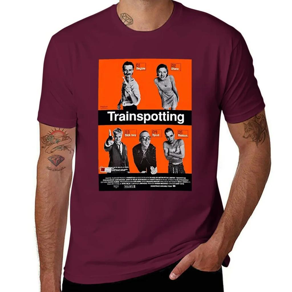 Trainspotting T-Shirt tees customizeds mens vintage t shirts
