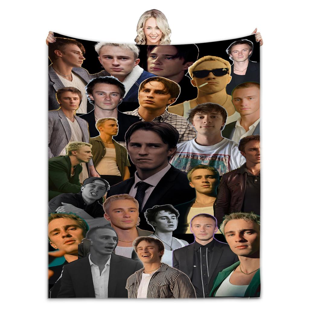 Rafe Cameron Decke Drew Starkey Dekorative Flanelldecke Für Schlafzimmer Warm Weich Maßanfertigung Qualität Tagesdecke Geschenkidee
