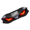 Solar Powered Demon Eye Car Rear Window LED Light, 4 Lighting Modes Breathing Flash, Wireless Suction Cup Car Decor Light Universal for All Vehicles