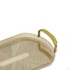 Serving Tray with Golden Handles Cosmetics Decorative for Meals,Snacks