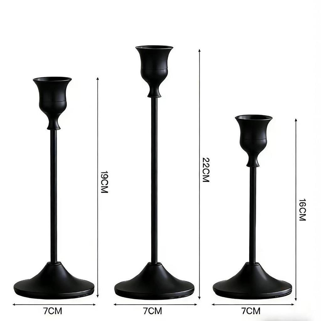 Porta-velas Minimalista Europeu para Jantar à Luz de Velas & Decoração de Casamento