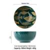 6-inch European Style Underglaze Ceramic Bowl for Salad, Soup, Rice, or Instant Noodles - Free Shipping