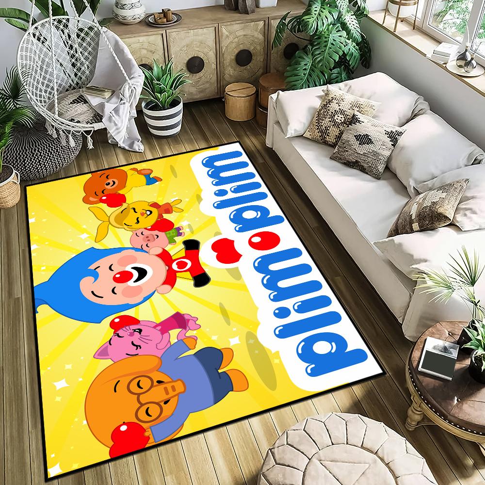 Cartoon P-Plim P-Plim Cute Door Mat Entrance Non-slip Washable Kitchen Carpet Living Room Hallway Rug Bathroom Decoration