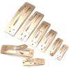 10pcs/lot Rectangle Shaped Hairpins Simple Metal Snap BB Hair Clips Barrettes For DIY Hairclips Headwear Hair Tools Accessories