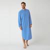 Abito da uomo in colore puro, abito a maniche lunghe in arabo saudita, abito musulmano Ramadan, abbigliamento islamico medio